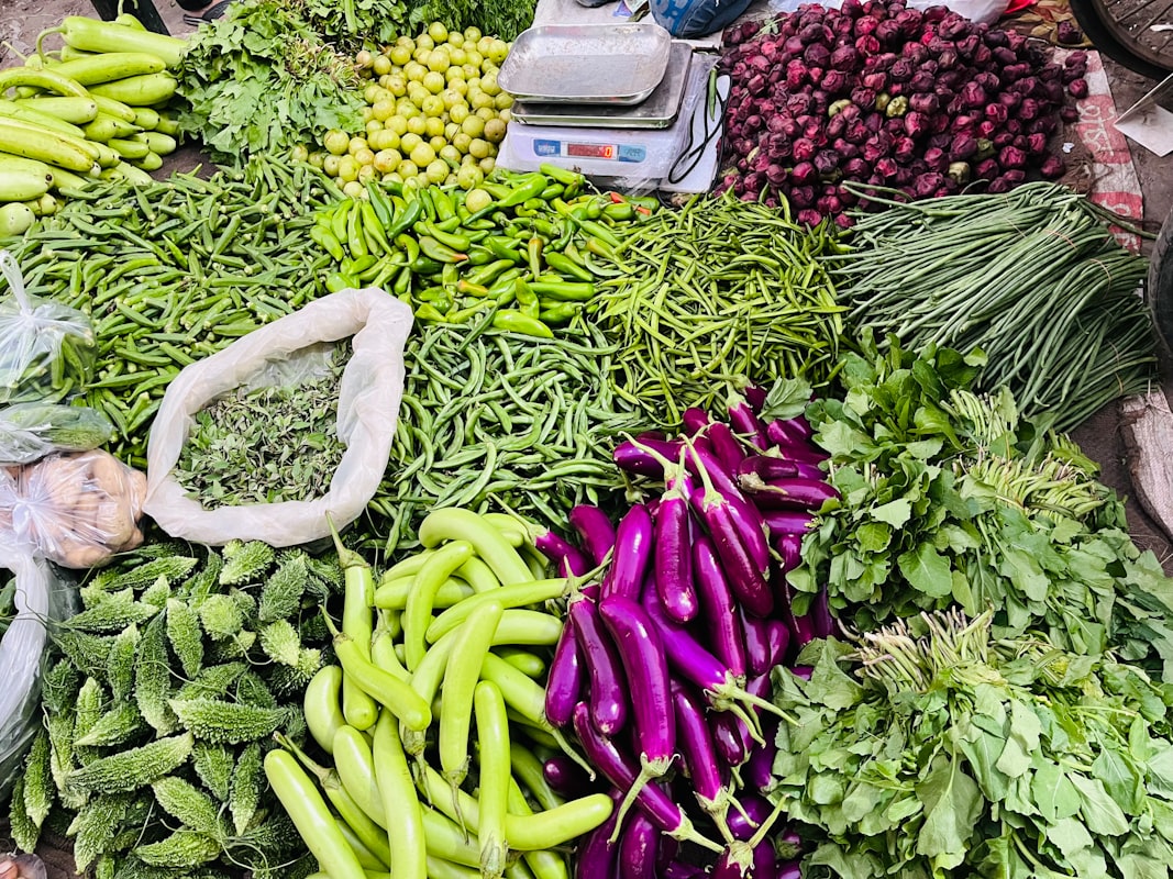 Verdure a foglia verde - spinaci e cavoli